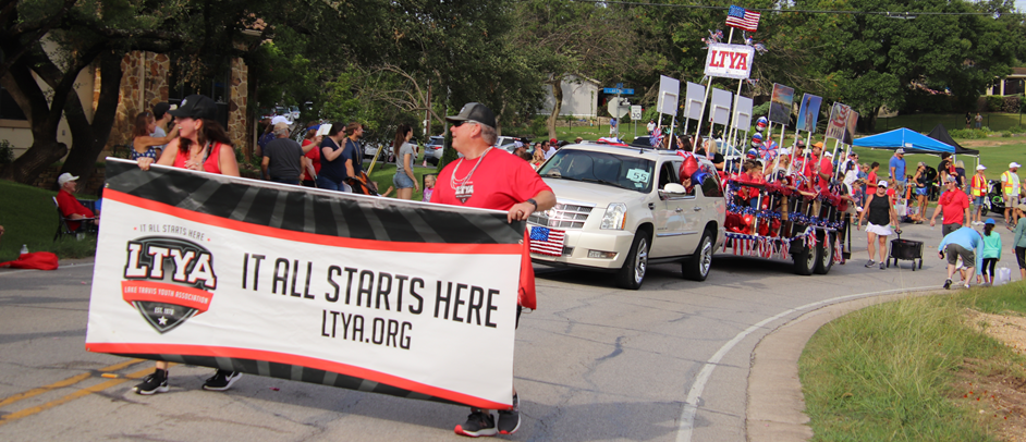 Lakeway's July 4th Parade-Sign Ups for LTYA Float!  