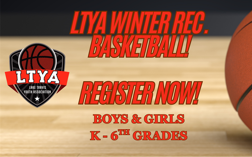 Registration open for Winter Basketball-Register now!